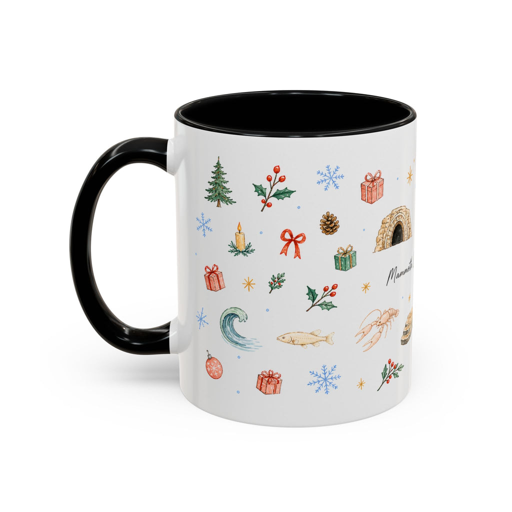 Mammoth Cave National Park Christmas Mug | Watercolor Travel Souvenir | Holiday Gift | Accent Ceramic Coffee Cup 11oz 15oz