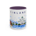 Finland Coffee Mug | Travel Souvenir Accent Mug | Place Gift Ceramic Cup 11oz 15oz