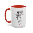 King Lion Dad Coffee Mug | Father's Day Pride Accent Ceramic (11oz 15oz)