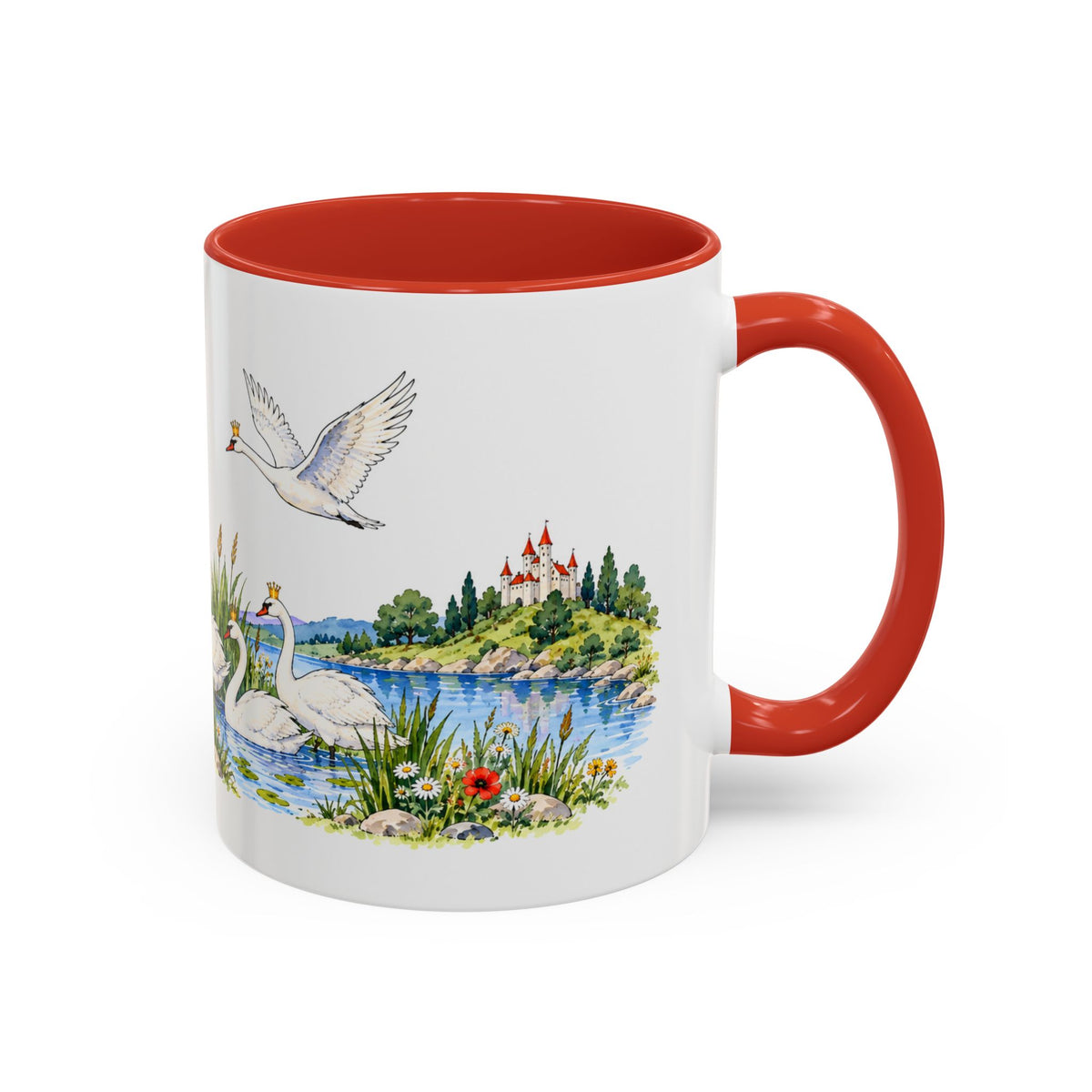 The Wild Swans Mug | Storybook Fairy Tale Accent Coffee Mug | EveryLegend