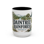 Daintree Rainforest Mug, Australia Travel Souvenir, Bucket List Gift, Accent Ceramic Coffee Mug 11oz 15oz