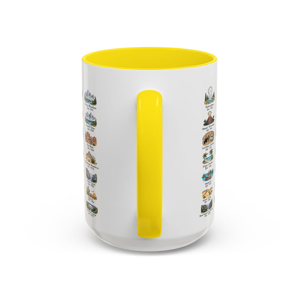 63 National Parks Mug | U.S. Parks Coffee Cup | Park Bucket List Gift | Road Trip Hiking Camping Souvenir