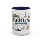 Berlin Coffee Mug | Germany Souvenir Travel Gift | Accent Color Ceramic 11oz 15oz