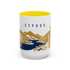 Cyprus Coffee Mug | Travel Souvenir Accent Mug | Country Gift Ceramic Cup 11oz 15oz