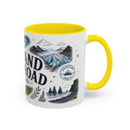 Iceland Ring Road Coffee Mug | Travel Destination Souvenir Gift | Accent Color Ceramic 11oz 15oz