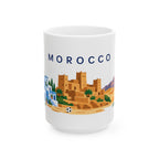 Morocco travel and soccer mug 15 oz front