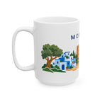 Morocco travel and soccer mug 15 oz left