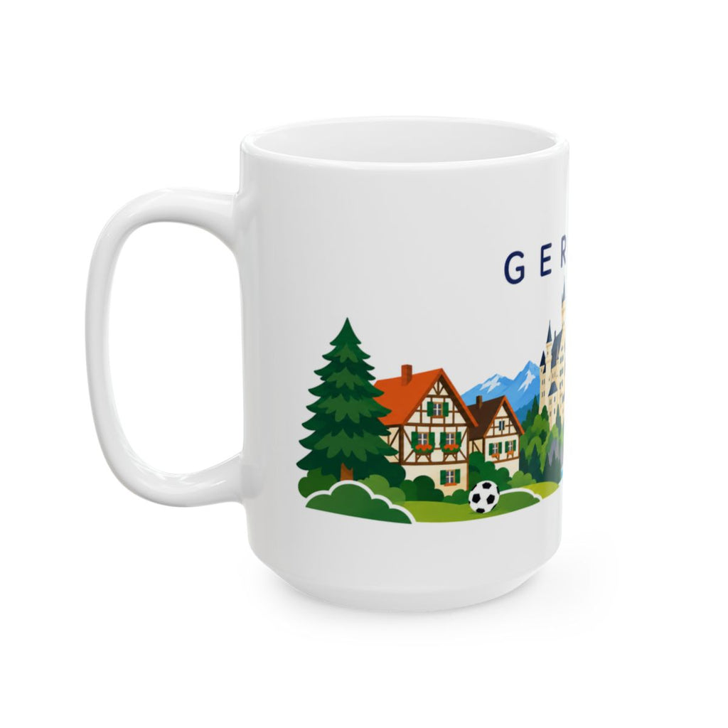 Germany travel and soccer mug 15 oz left