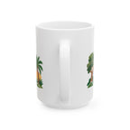 Morocco travel and soccer mug 15 oz back