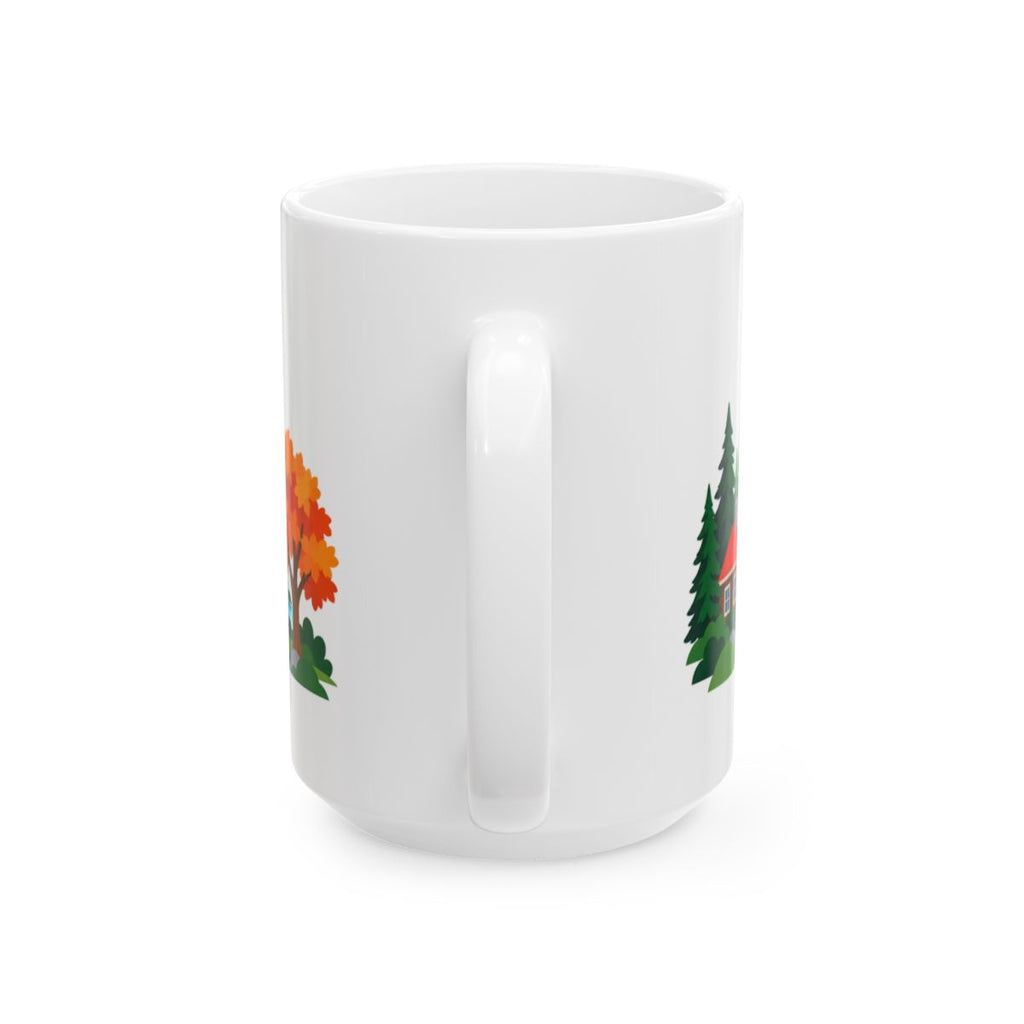 Canada travel and soccer mug 15 oz back