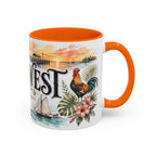 Key West Coffee Mug | United States Travel Souvenir | Vintage Illustrated City Gift | 11 oz 15 oz Accent Mug