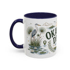 Okavango Delta Coffee Mug | Travel Destination Souvenir Gift | Accent Color Ceramic 11oz 15oz