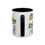 Dresden Illustrated Travel Mug | City Souvenir Accent Coffee Mug | 11oz 15oz Ceramic Cup