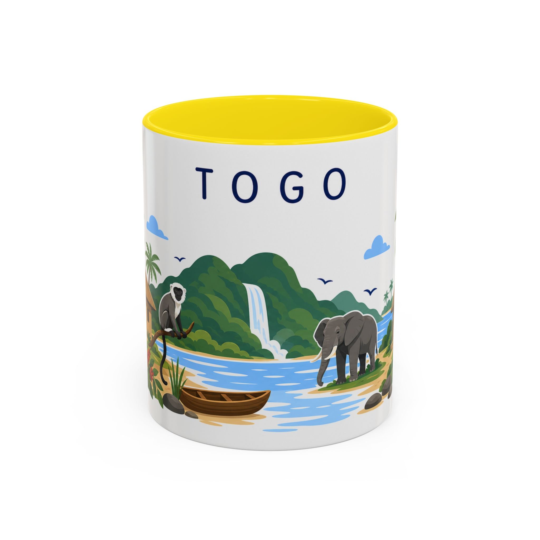 Togo Coffee Mug | Travel Souvenir Accent Mug | Country Gift Ceramic Cup 11oz 15oz