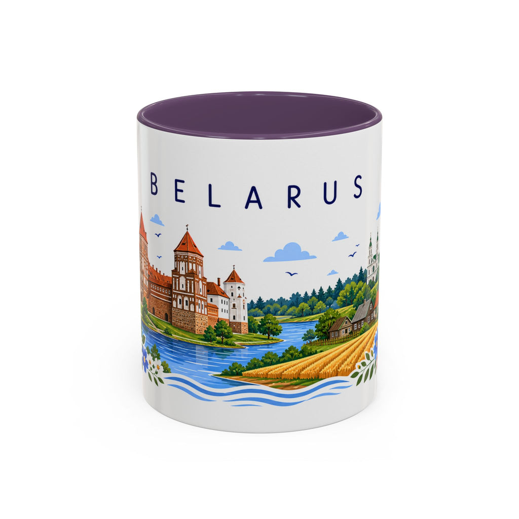 Belarus Coffee Mug | Travel Souvenir Accent Mug | Place Gift Ceramic Cup 11oz 15oz