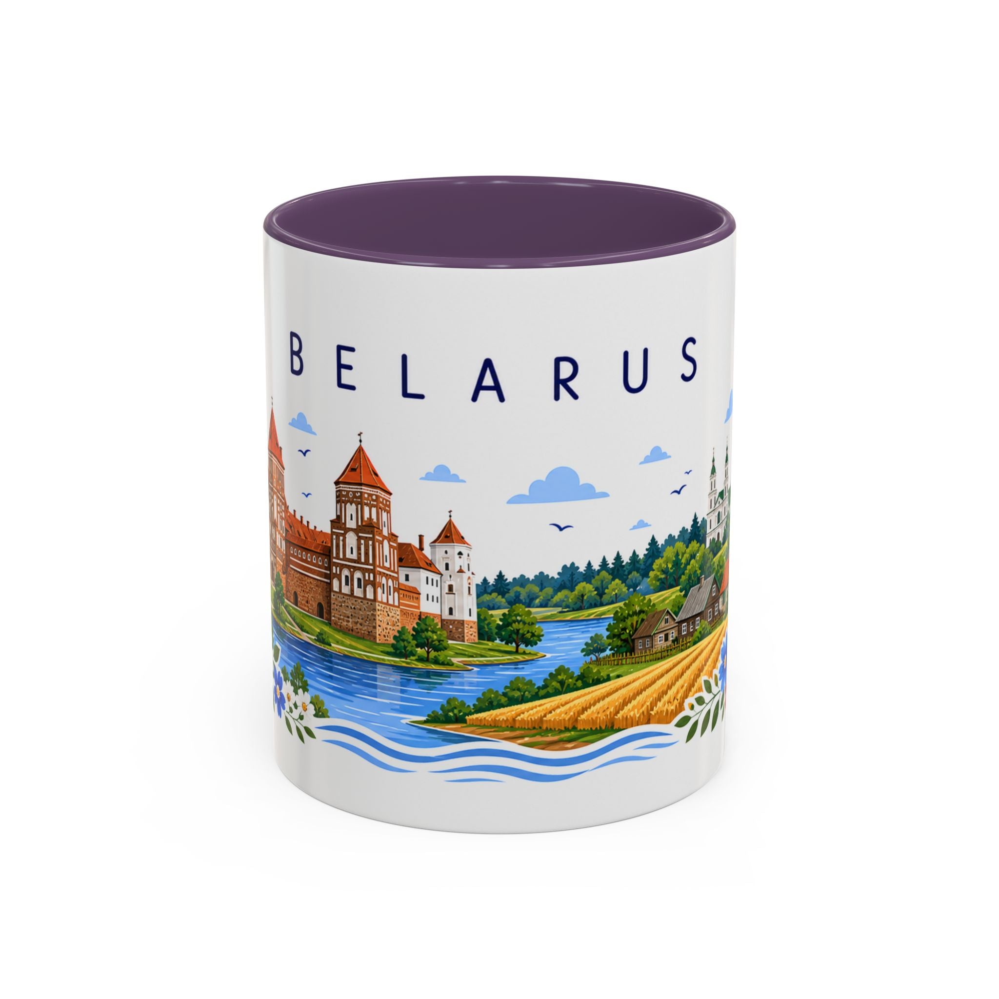Belarus Coffee Mug | Travel Souvenir Accent Mug | Place Gift Ceramic Cup 11oz 15oz
