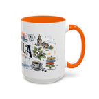 Manila Coffee Mug | Philippines Souvenir Travel Gift | Accent Color Ceramic 11oz 15oz