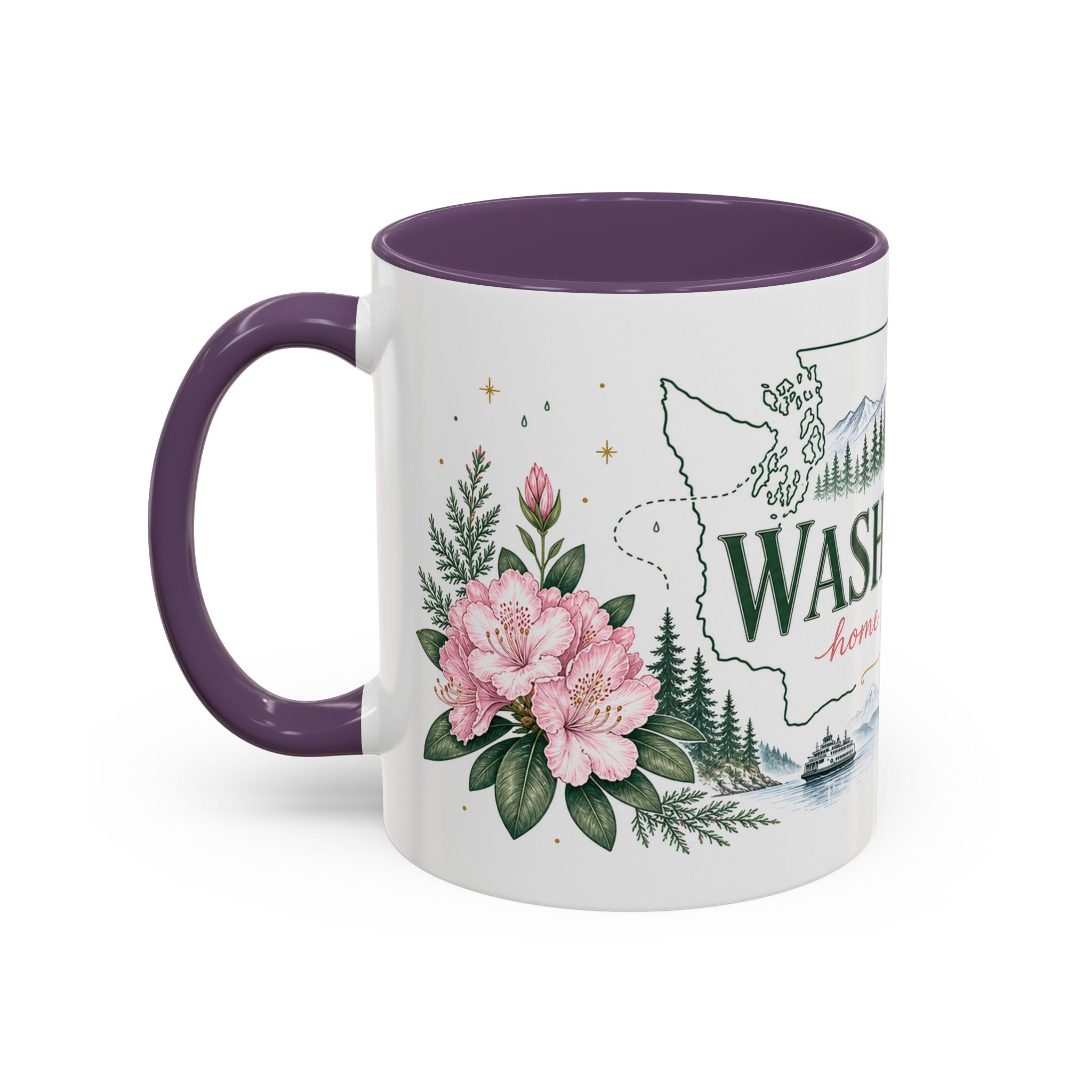 Washington State Map Mug | Moving Away, Homesick, Long Distance Friendship Gift