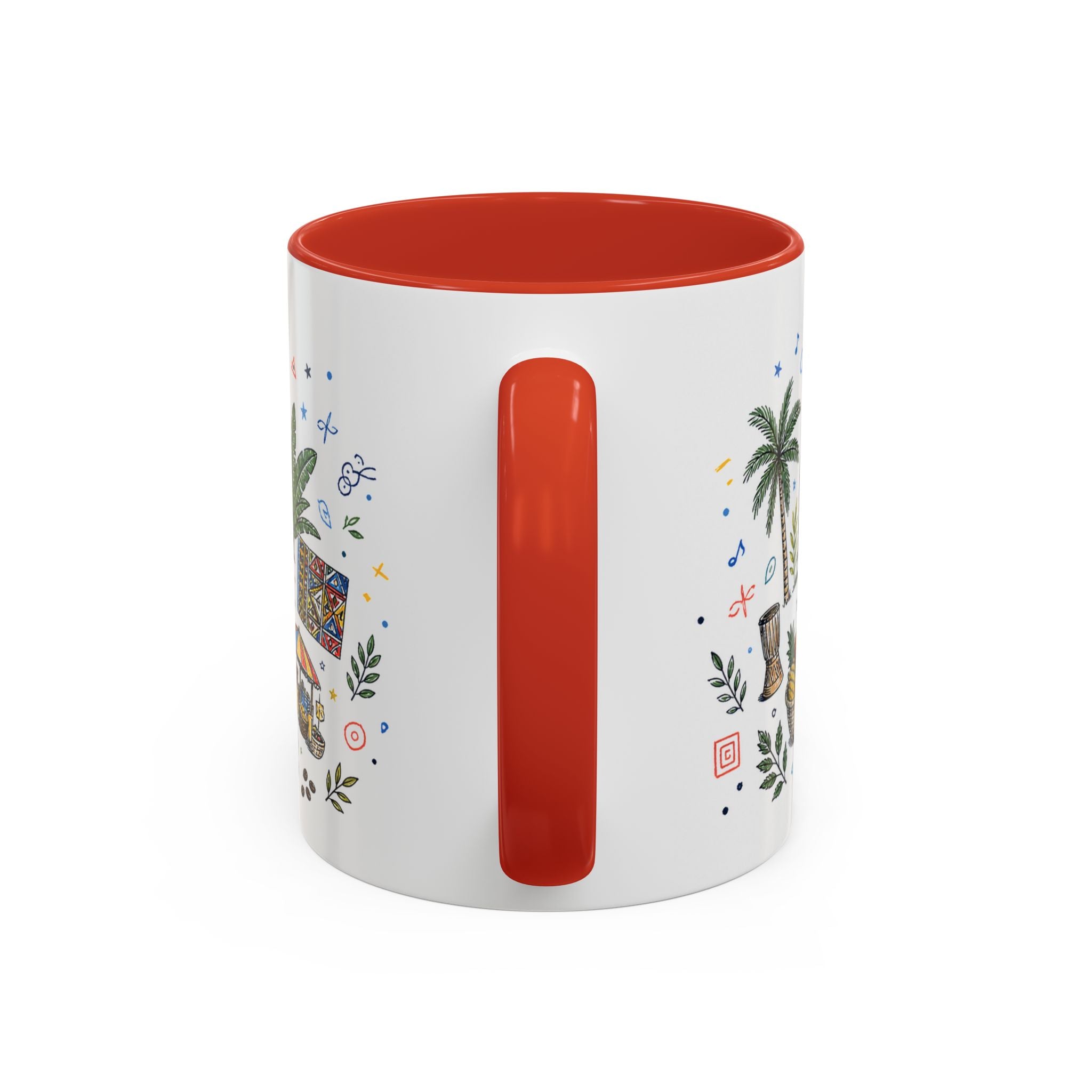 Kinshasa Coffee Mug | DR Congo Souvenir Travel Gift | Accent Color Ceramic 11oz 15oz