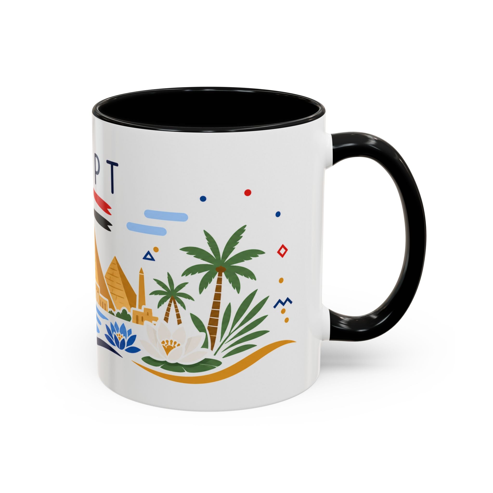 Egypt Coffee Mug | Travel Souvenir Accent Mug | Country Gift Ceramic Cup 11oz 15oz
