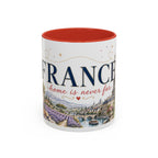 France Home Country Mug | Moving Away Gift | Long Distance Friendship | 11 oz 15 oz Accent Mug