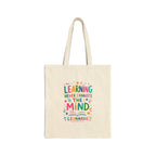 Leonardo Quote Tote Bag | Colorful Canvas Bag | Positive Literary Gift