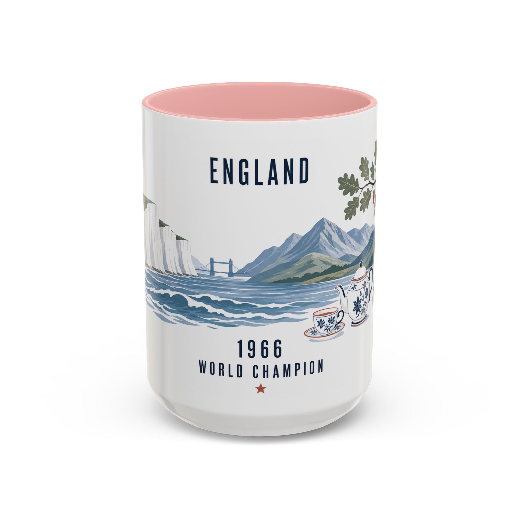 England 1966 World Champion Mug | English Soccer Fan Gift | Football Championship Coffee Cup | 11oz 15oz Accent Mug