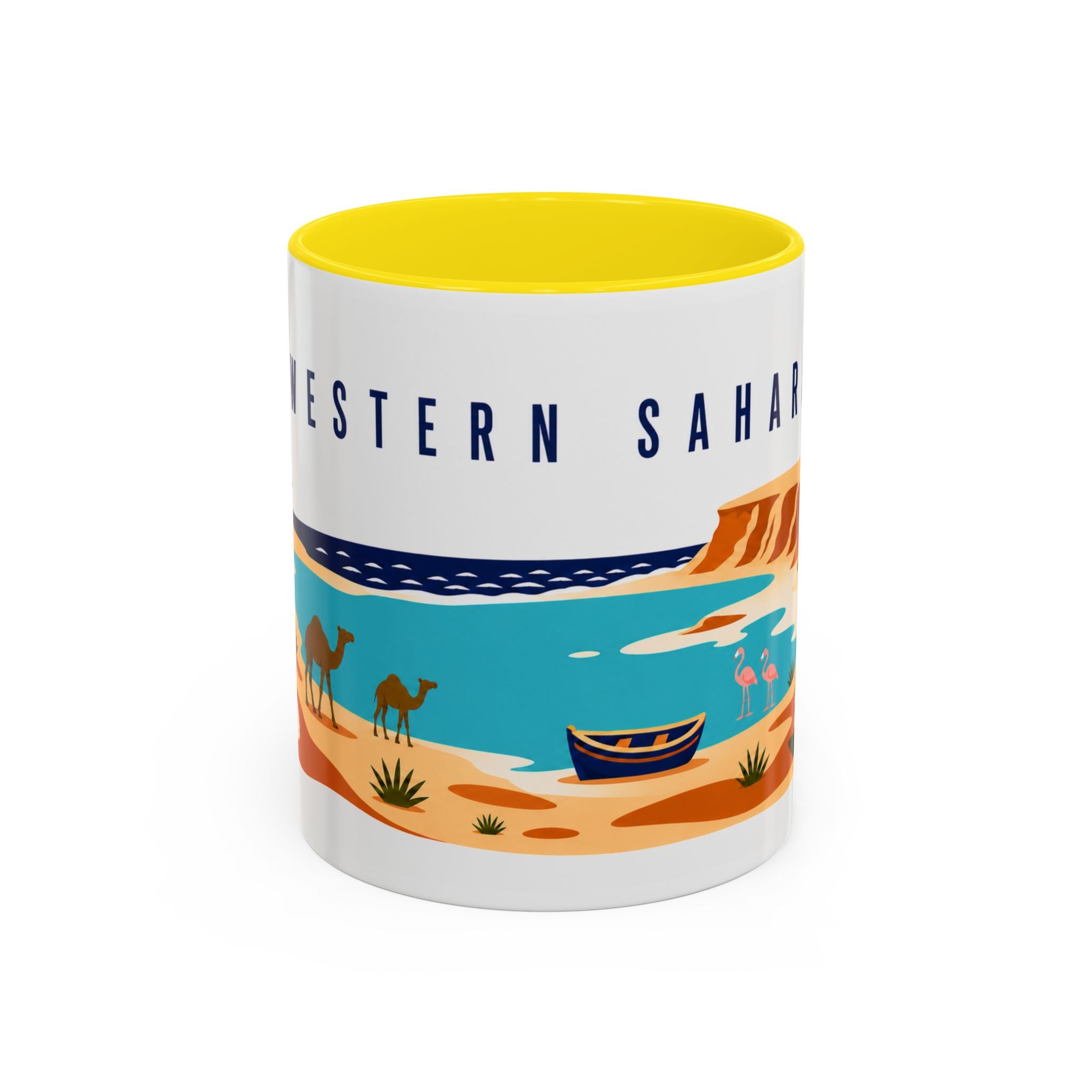 Western Sahara Coffee Mug | Travel Souvenir Accent Mug | Country Gift Ceramic Cup 11oz 15oz