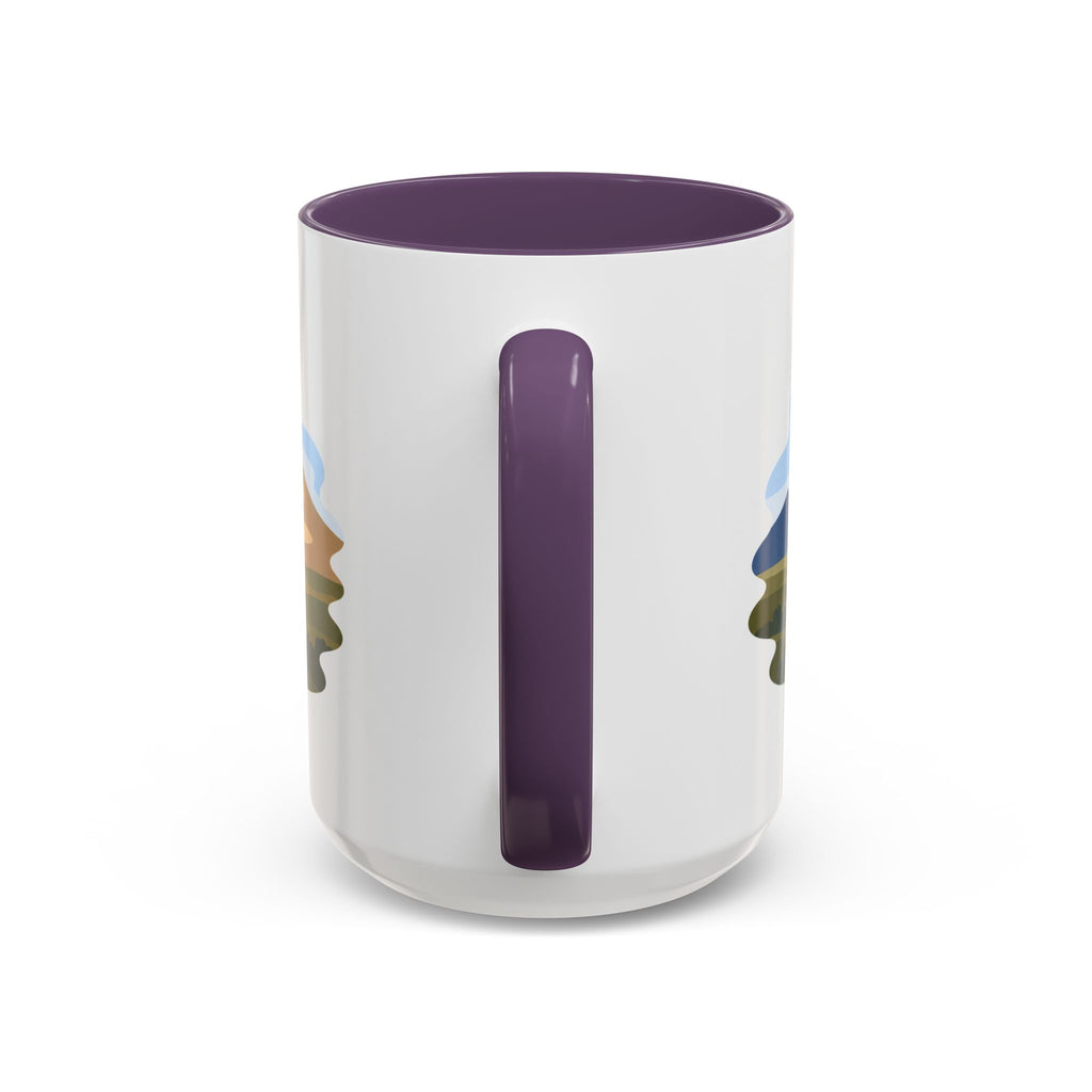 Kobuk Valley National Park Coffee Mug | Solid Color Block Park Souvenir | 11oz 15oz Accent Mug