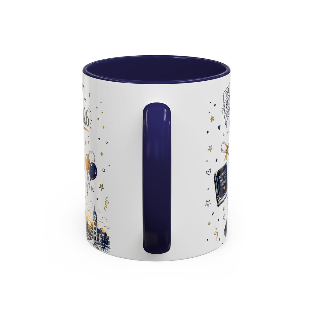 We Did It Class of 2026 Coffee Mug | Graduation Gift | Accent Color Ceramic 11oz 15oz