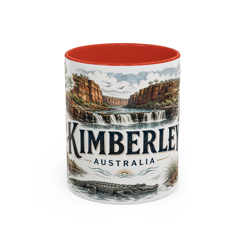 Kimberley Mug, Australia Travel Souvenir, Bucket List Gift, Accent Ceramic Coffee Mug 11oz 15oz