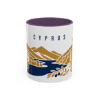 Cyprus Coffee Mug | Travel Souvenir Accent Mug | Country Gift Ceramic Cup 11oz 15oz