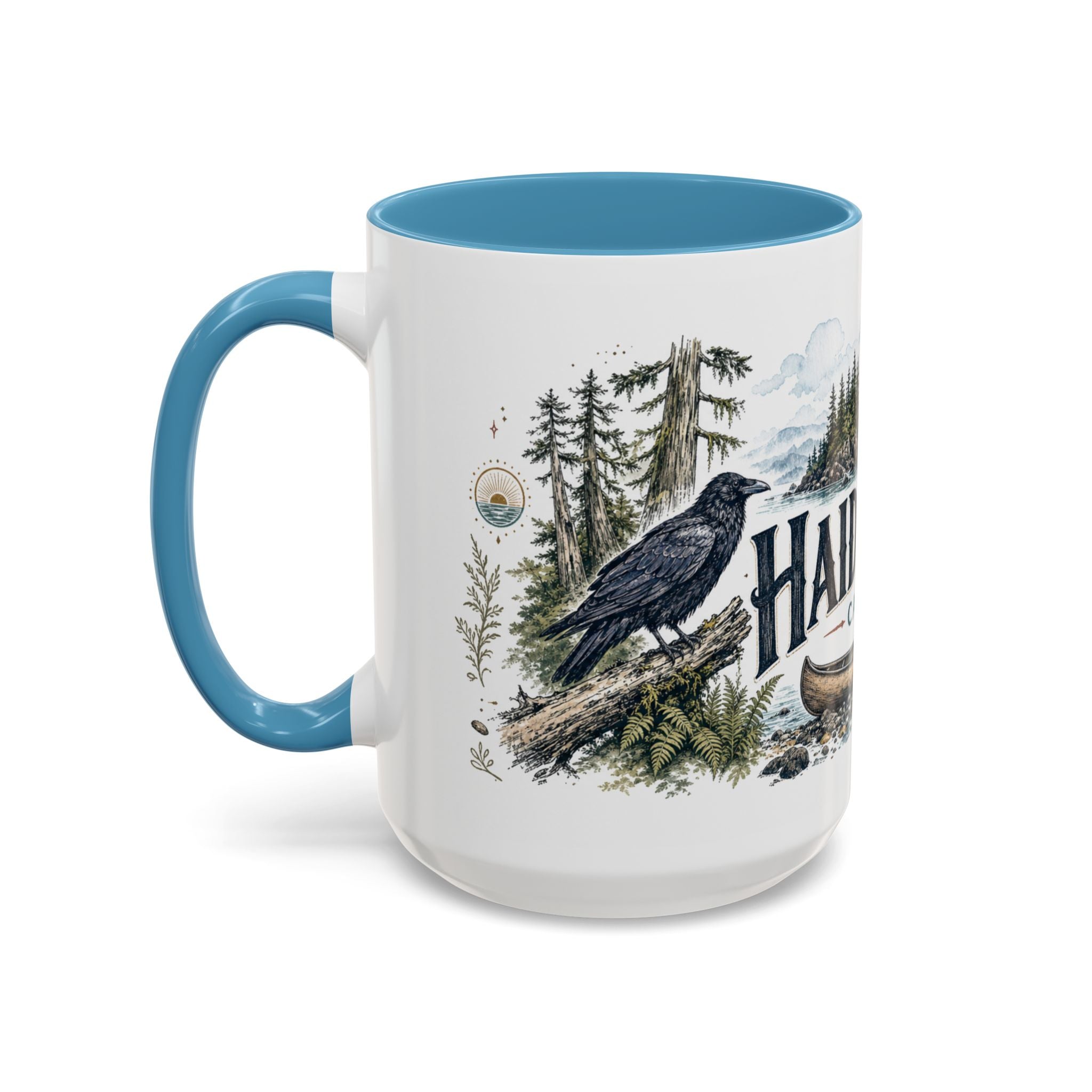 Haida Gwaii Mug, Canada Travel Souvenir, Bucket List Gift, Accent Ceramic Coffee Mug 11oz 15oz