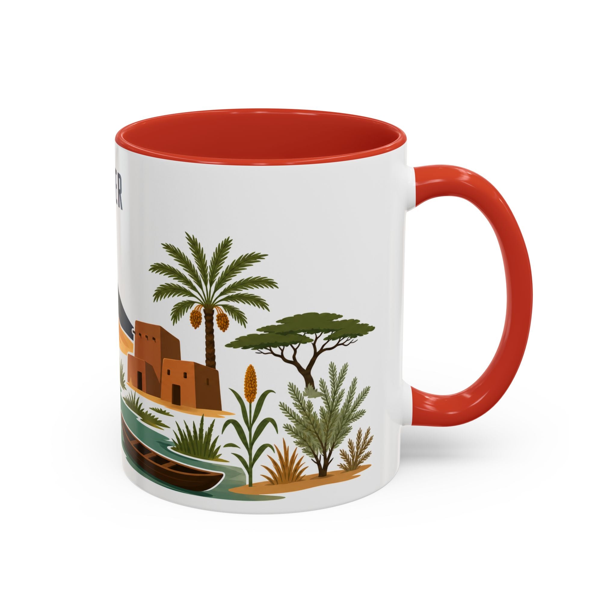 Niger Coffee Mug | Travel Souvenir Accent Mug | Country Gift Ceramic Cup 11oz 15oz