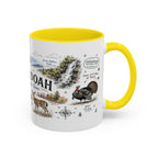 Shenandoah National Park Coffee Mug | Virginia Blue Ridge Hiking Autumn Gift | Accent Color Ceramic 11oz 15oz