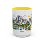 Yosemite National Park Mug | US Travel Souvenir Accent Coffee Mug | 11oz 15oz Ceramic Cup