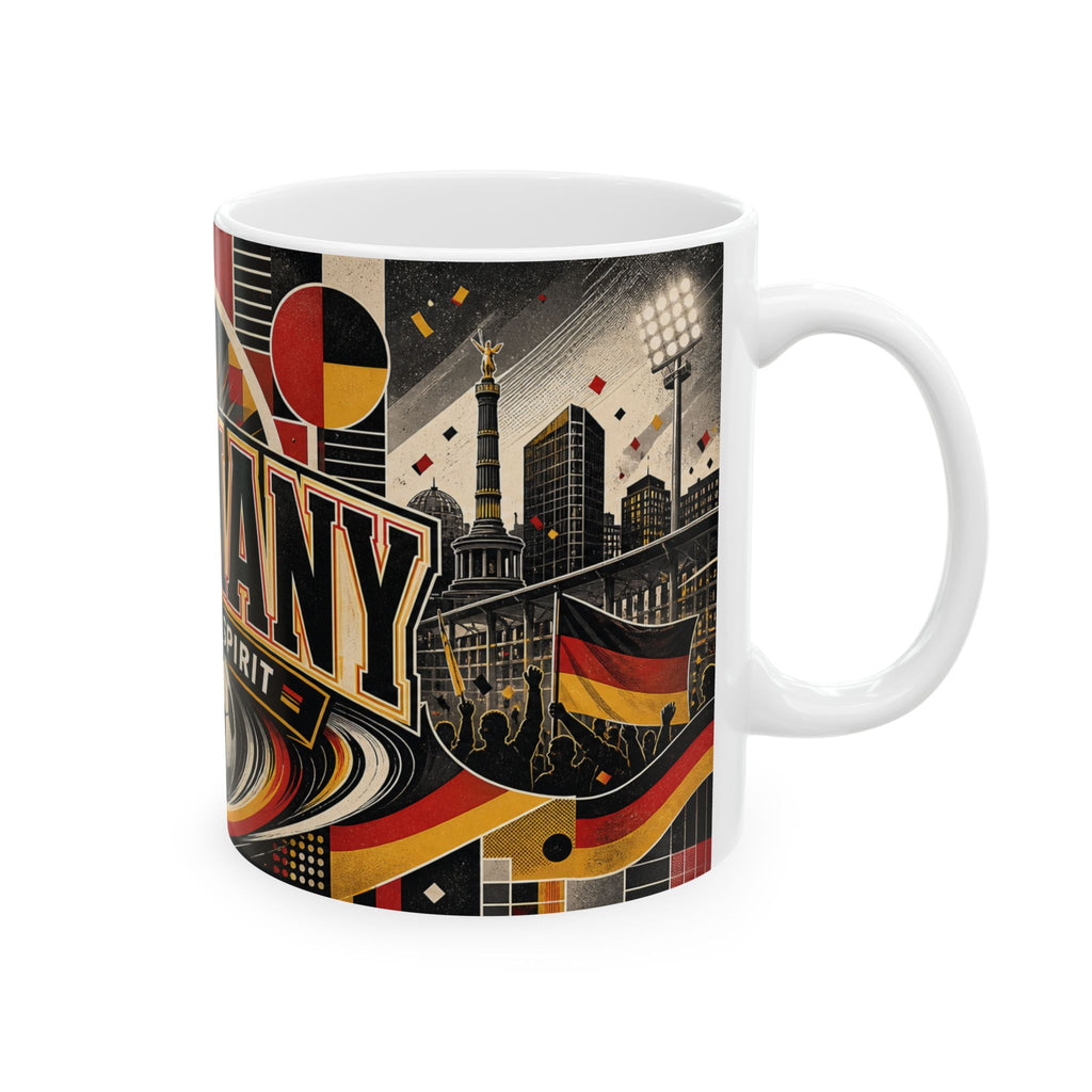Germany Soccer Spirit Coffee Mug | Soccer Fan Gift | Ceramic 11oz 15oz Match Day Cup