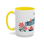 Hong Kong Coffee Mug | Hong Kong Travel Souvenir | Porcelain Decal City Gift | 11oz 15oz Accent Mug