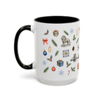 Budapest Christmas Mug | Watercolor City Souvenir | Ceramic Coffee Cup (11oz 15oz)