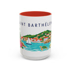 Saint Barthélemy Coffee Mug | Travel Souvenir Accent Mug | Country Gift Ceramic Cup 11oz 15oz