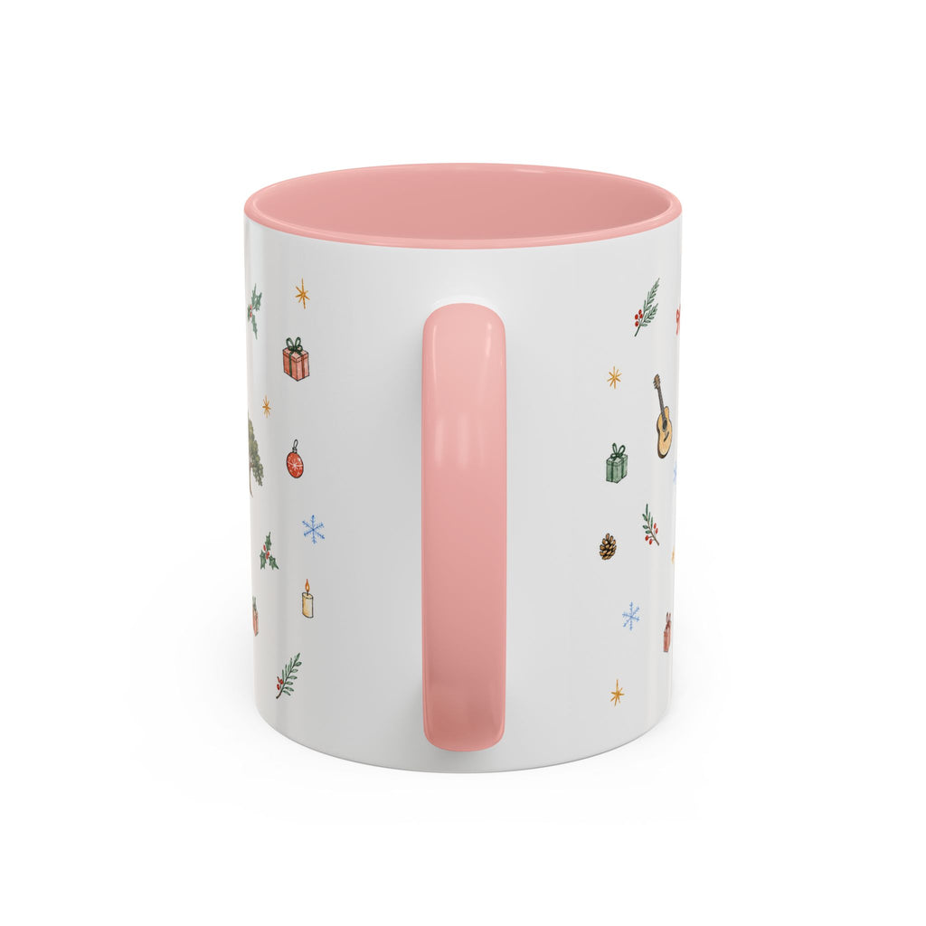 Austin Christmas Mug | Watercolor Travel Souvenir | Holiday Gift | Accent Ceramic Coffee Cup 11oz 15oz