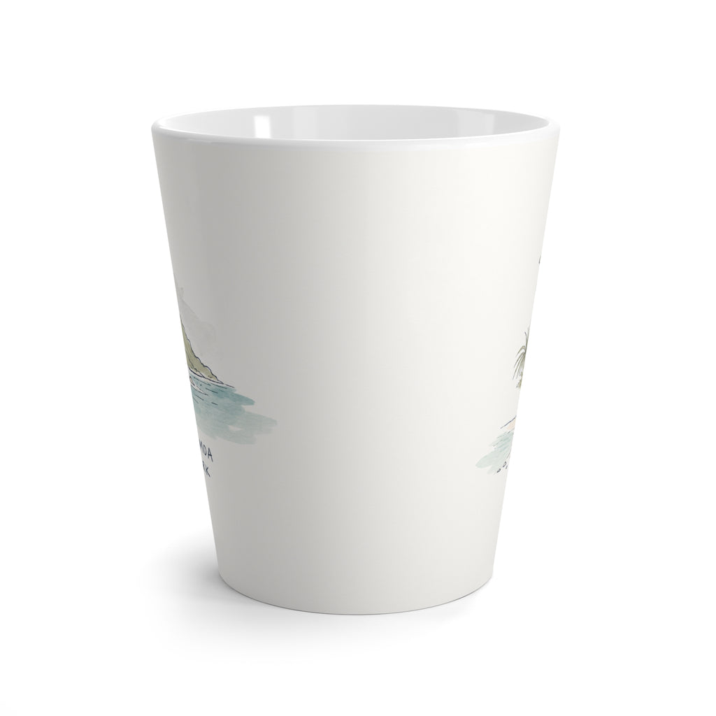 American Samoa National Park Latte Mug | Pastel Watercolor Nature Coffee Cup | 12 oz Travel Souvenir Gift