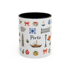 Porto Christmas Mug | Watercolor City Souvenir, Travel Gift (11oz/15oz)