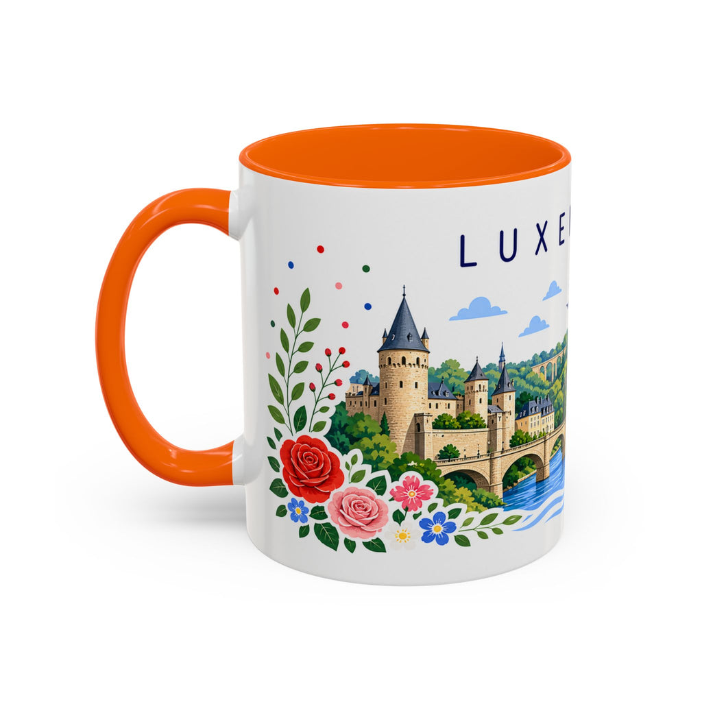 Luxembourg Coffee Mug | Travel Souvenir Accent Mug | Place Gift Ceramic Cup 11oz 15oz