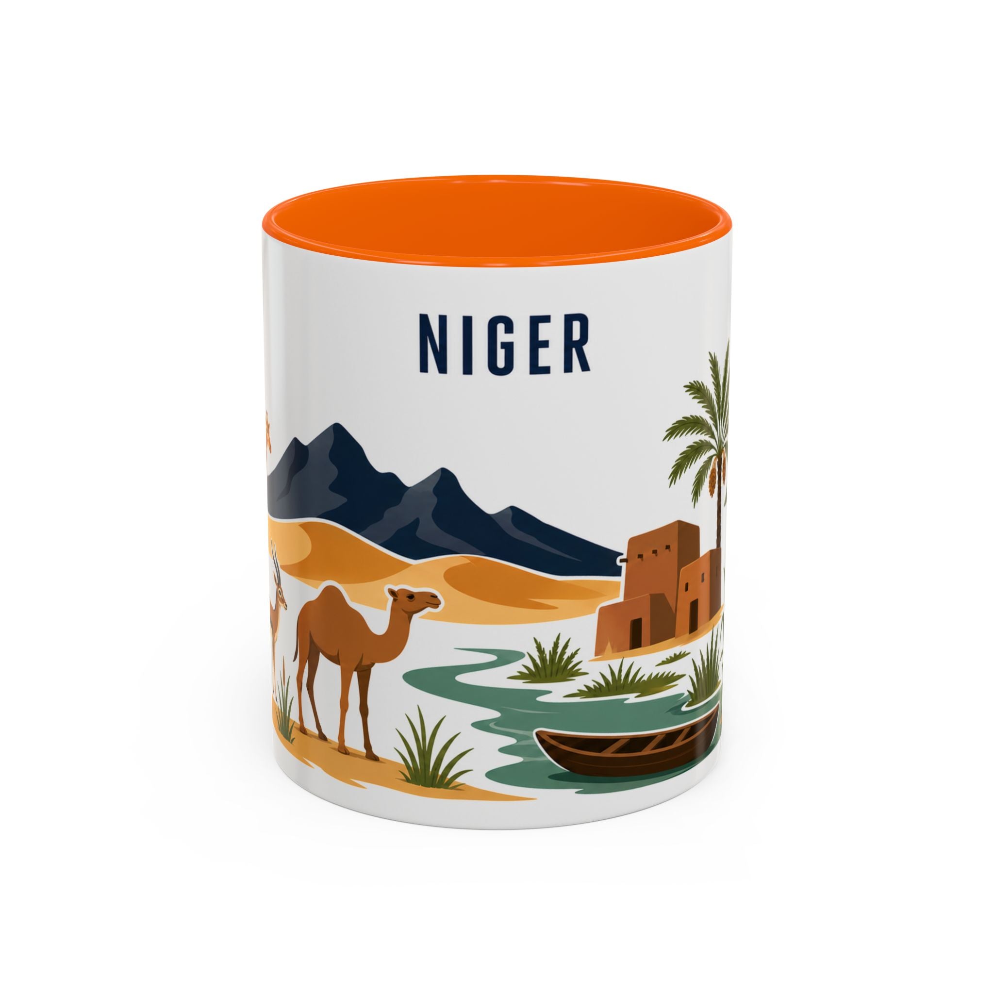 Niger Coffee Mug | Travel Souvenir Accent Mug | Country Gift Ceramic Cup 11oz 15oz