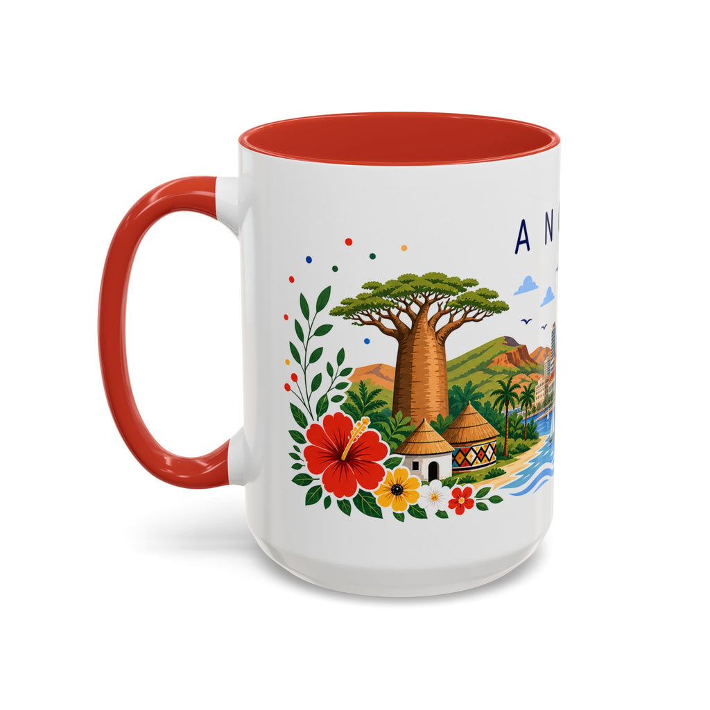 Angola Coffee Mug | Travel Souvenir Accent Mug | Place Gift Ceramic Cup 11oz 15oz