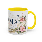 Alabama State Map Mug | Coastal Scenery, Botanical Accents, Homesick Gift