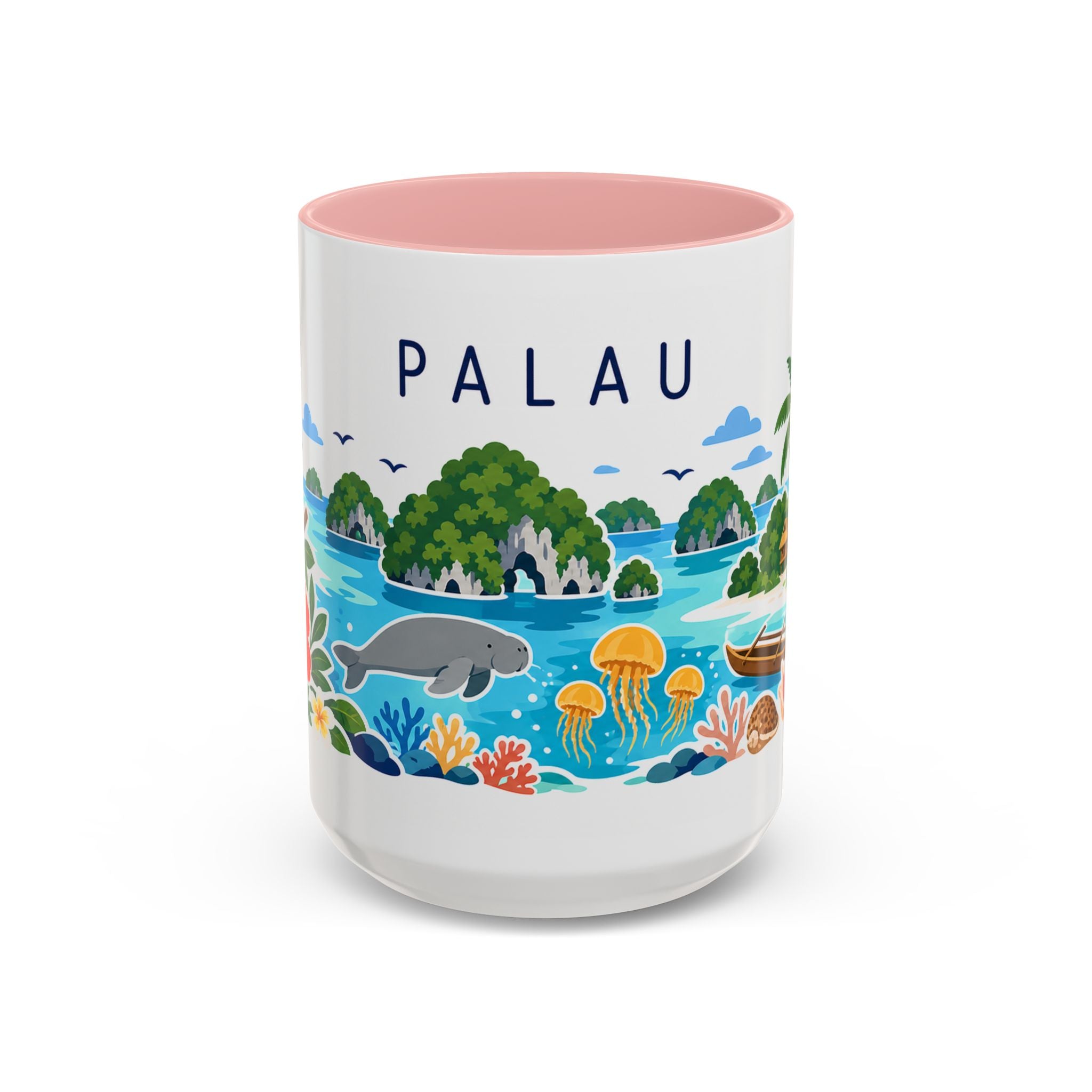 Palau Coffee Mug | Travel Souvenir Accent Mug | Country Gift Ceramic Cup 11oz 15oz