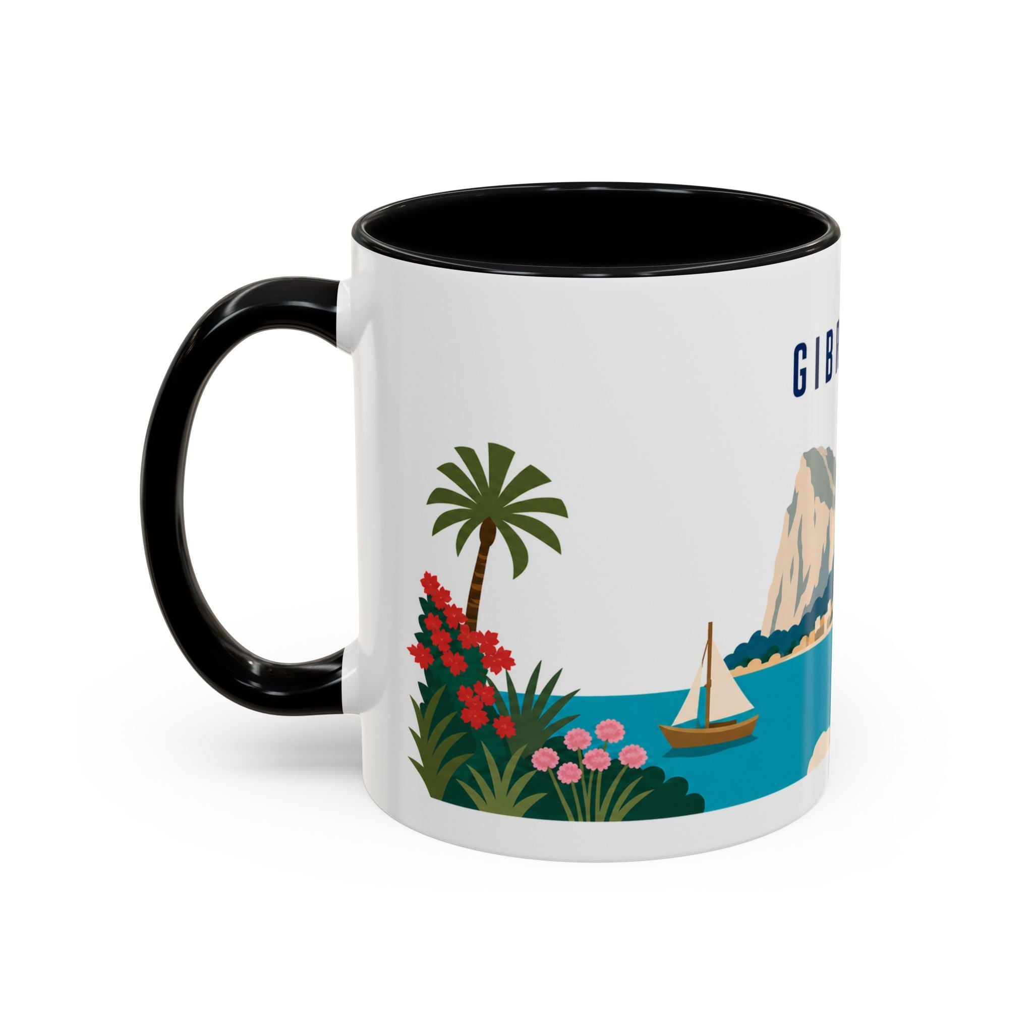 Gibraltar Coffee Mug | Travel Souvenir Accent Mug | Country Gift Ceramic Cup 11oz 15oz