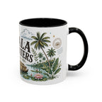 Kerala Backwaters Coffee Mug | Travel Destination Souvenir Gift | Accent Color Ceramic 11oz 15oz